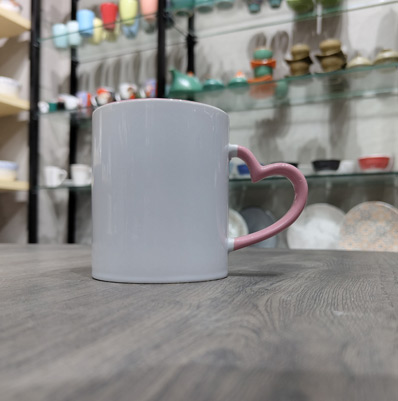 Heart handle Mug