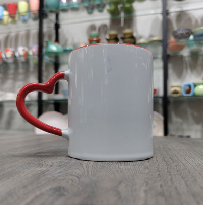 Heart handle Mug