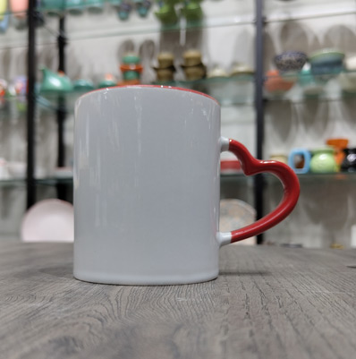 Heart handle Mug