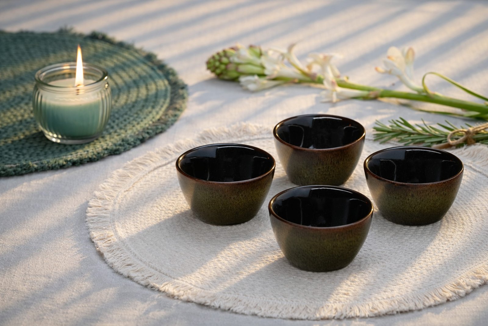 Artisan Stoneware Mini Bowls