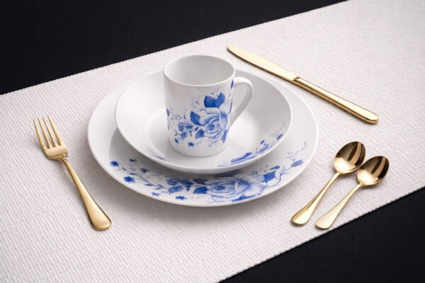 Azure Floral Porcelain Dinner Set