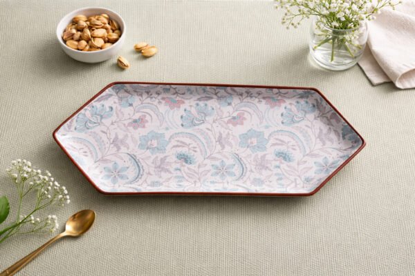 Elegant Hexa-Shaped Snacks Platter