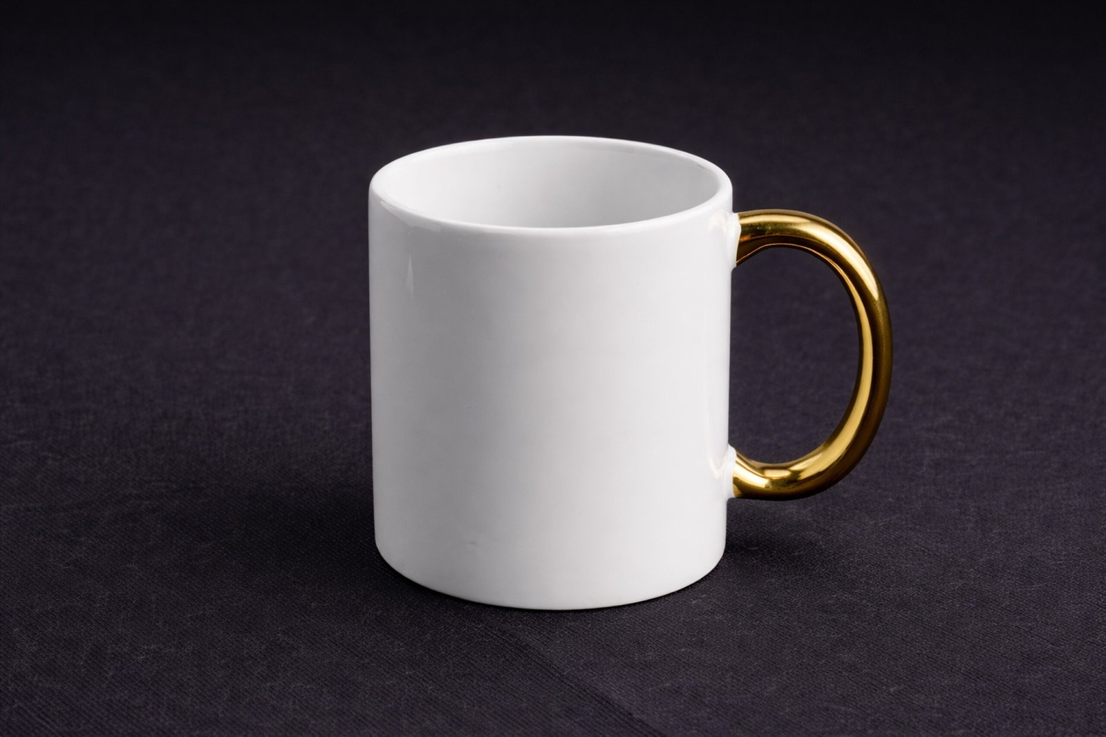 Golden Handle Mug