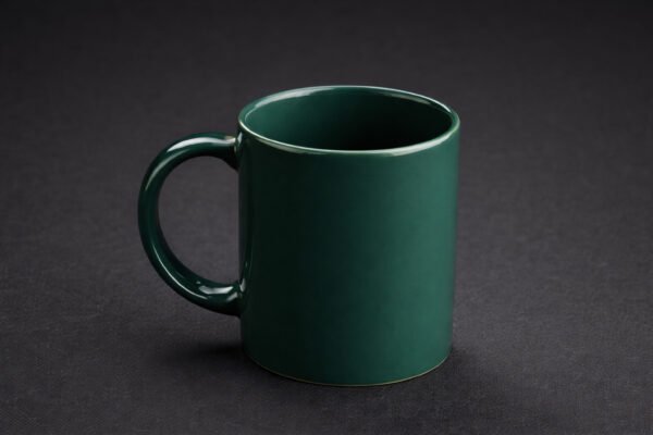 Green Cylindrical Mug