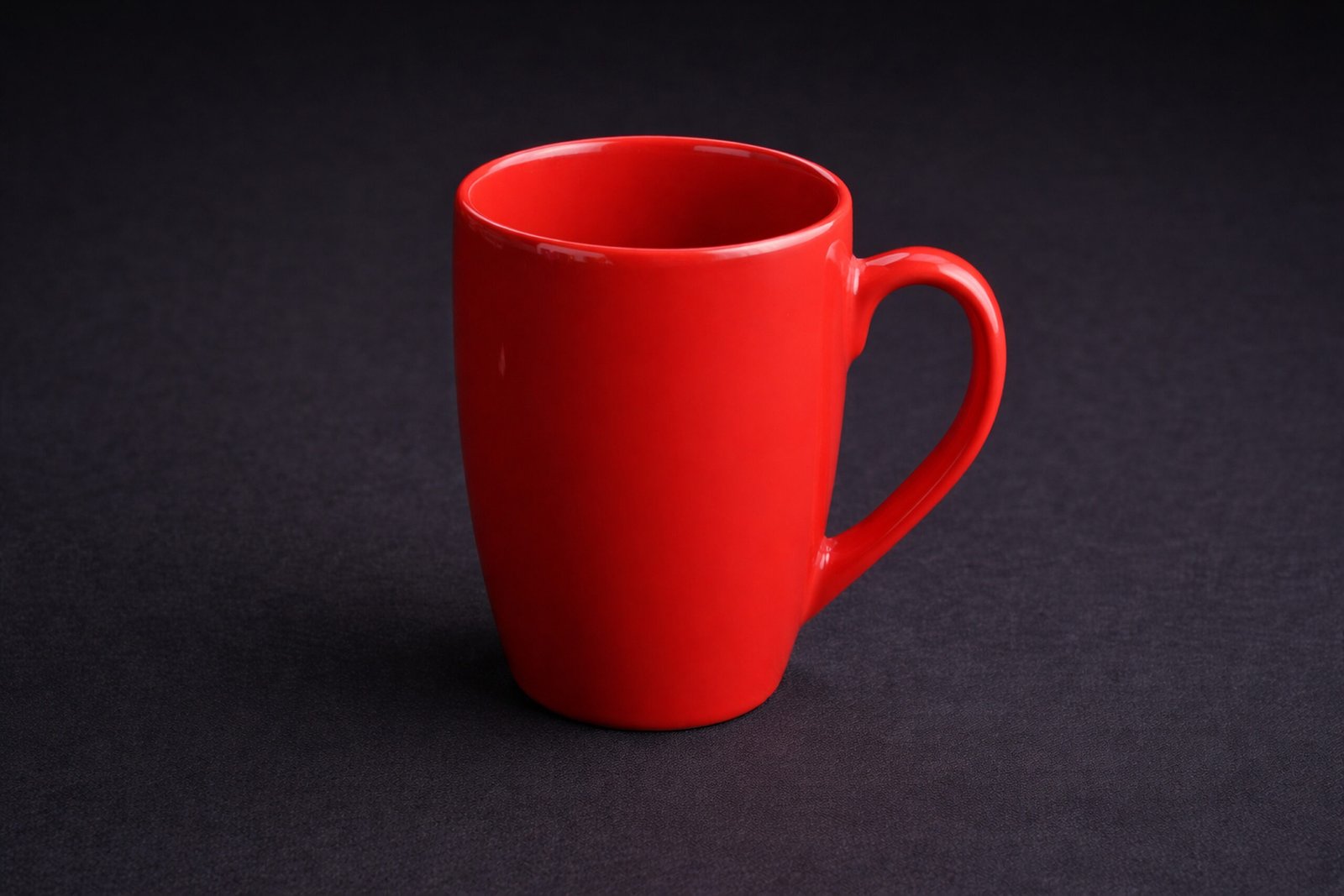 Oval Red Mug