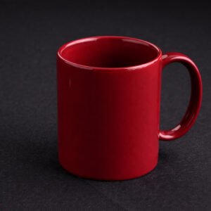 Red Cylinderical Mug(11 oz)