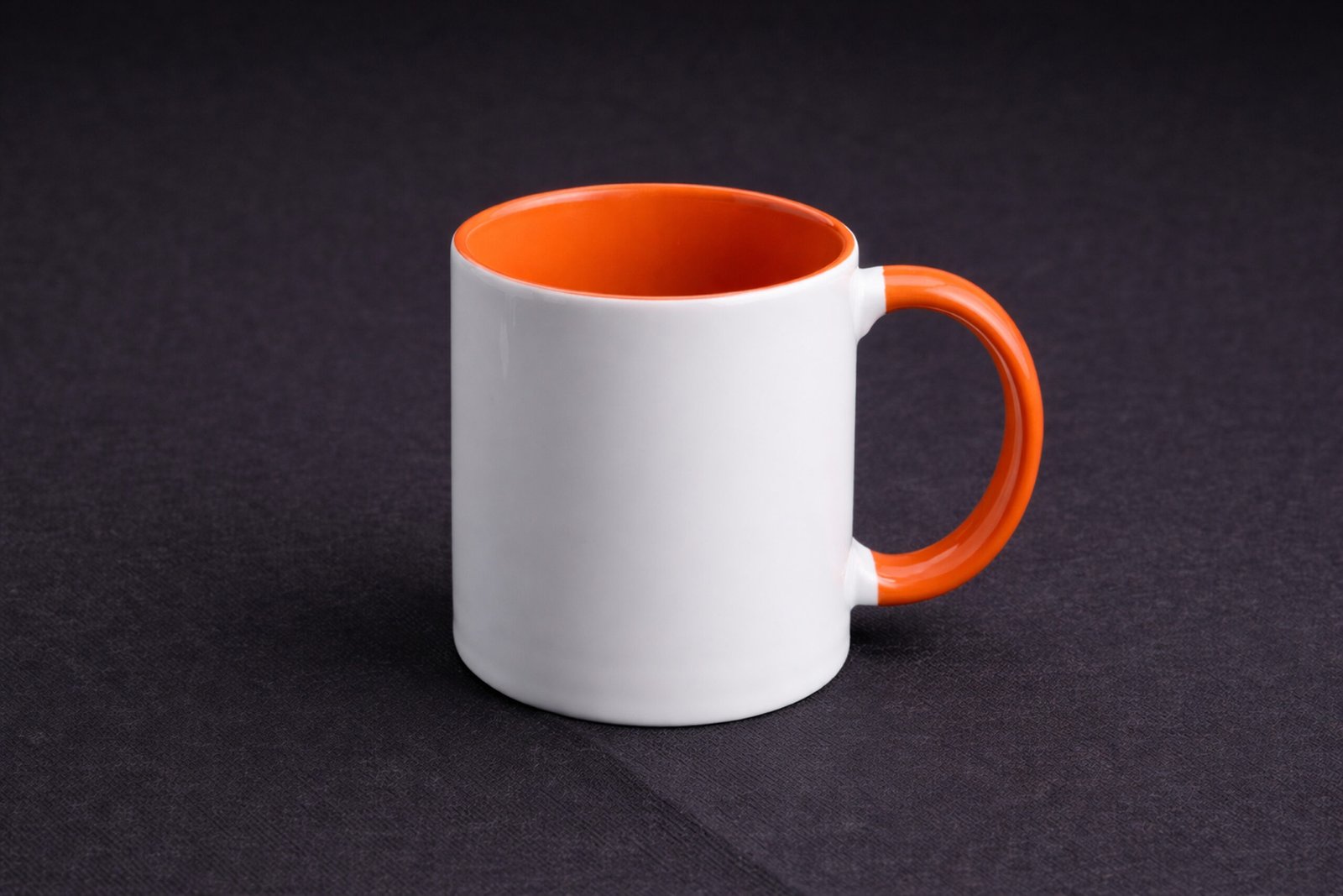 Three Tone Orange Mug