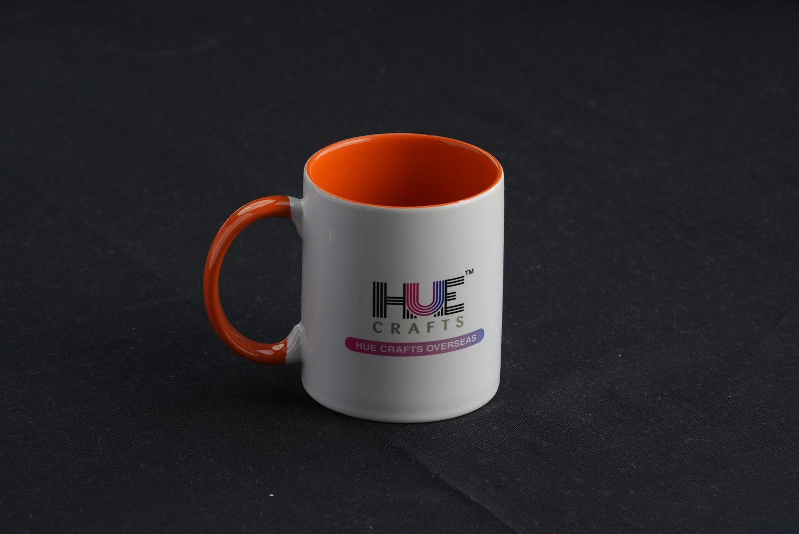 Three Tone Orange Printed Mug